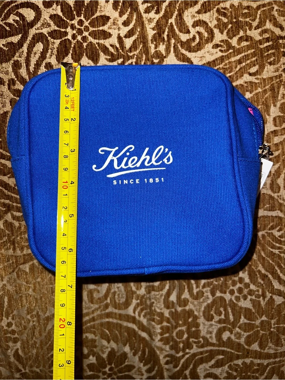 Kiehl's Blue Cosmetic Pouch